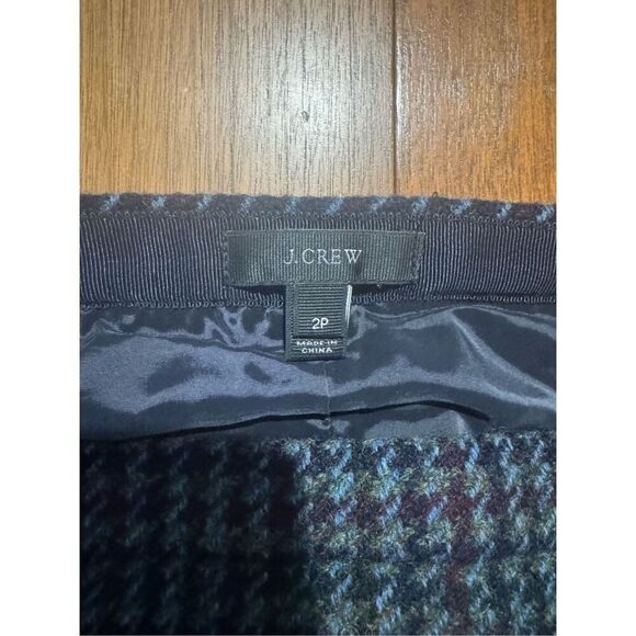 JCrew Zip Front Pencil Skirt, Wool - Picture 7 of 9